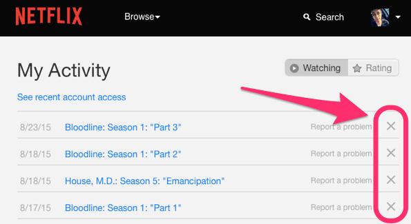 how to delete viewing history on netflix 3